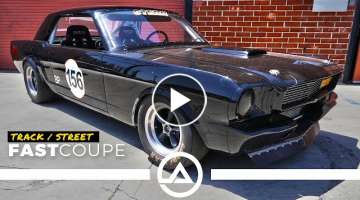 '65 Ford Mustang with NASCAR Transmission & 363 Stroker Making 680 hp | Street Legal Racecar