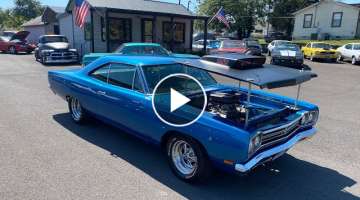 Test Drive 1969 Plymouth Road Runner SOLD $39,900 Maple Motors #1288