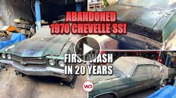 ABANDONED 1970 Chevelle SS FIND! | First Wash In 20 Years! Satisfying Car Detailing Restoration