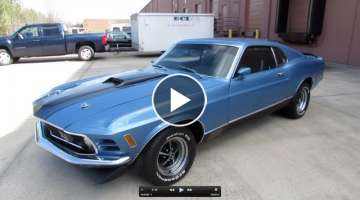 1970 Ford Mustang Mach I Fastback 351C Start Up, Exhaust, and In Depth Review