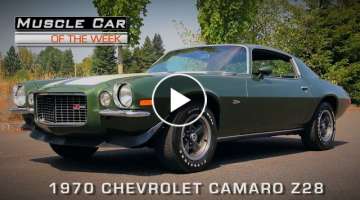 1970 Chevrolet Camaro Z28 Muscle Car Of The Week Video Episode #119