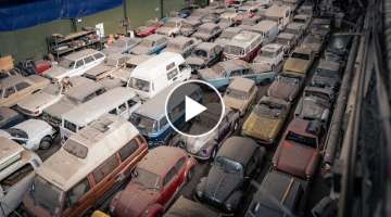 INSANE 175 CLASSIC CARS BARN FIND COLLECTION in London!!