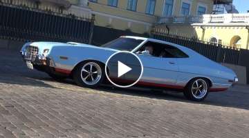 1972 Ford Gran Torino Sport - startup and great exhaust sound!