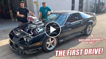 FIRST DRIVE In Our 10.3L Supercharged Big Block Camaro! **GRAB YOUR MULLETS**