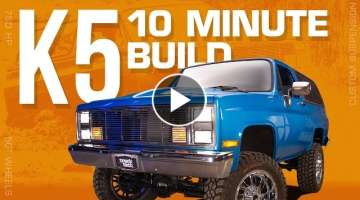 Rebuilding a Chevy K5 Blazer in 10 Minutes!