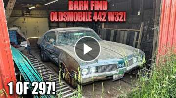 Oldsmobile 442 W32 Barn Find! | First Wash In Years | Satisfying Restoration