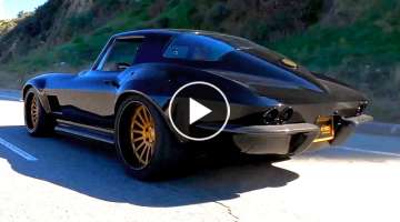 WIDEBODY Big Block 427 Powered C2 Corvette with Straight Pipes